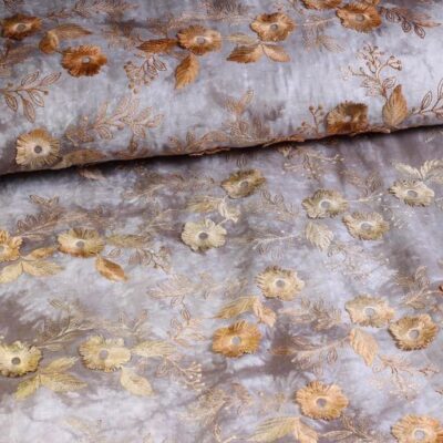 Poppy broderie tie dye brown