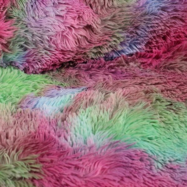 Faux fur Tie Dye Multicolor