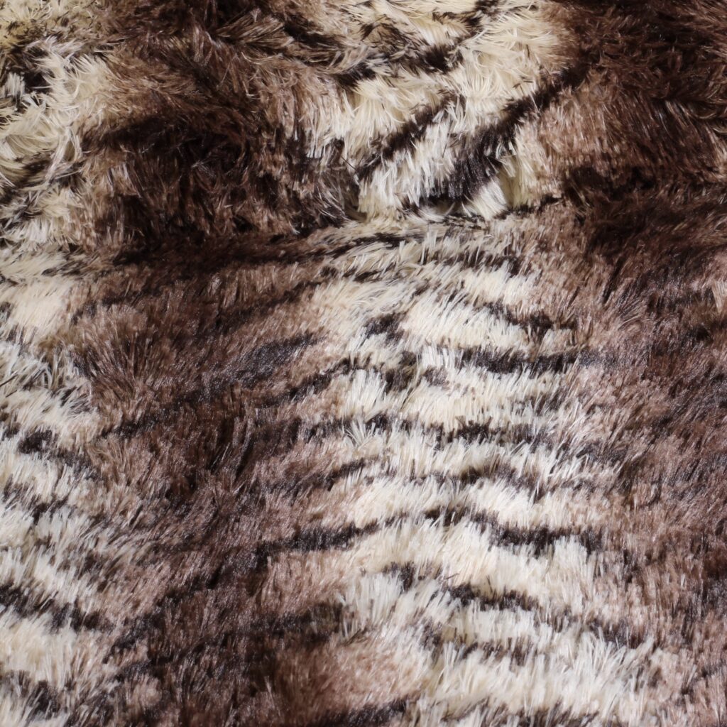 Faux fur tiger