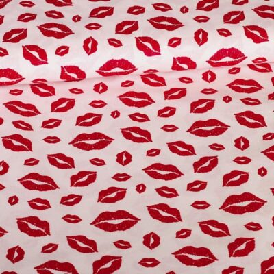Cotton fabric lips