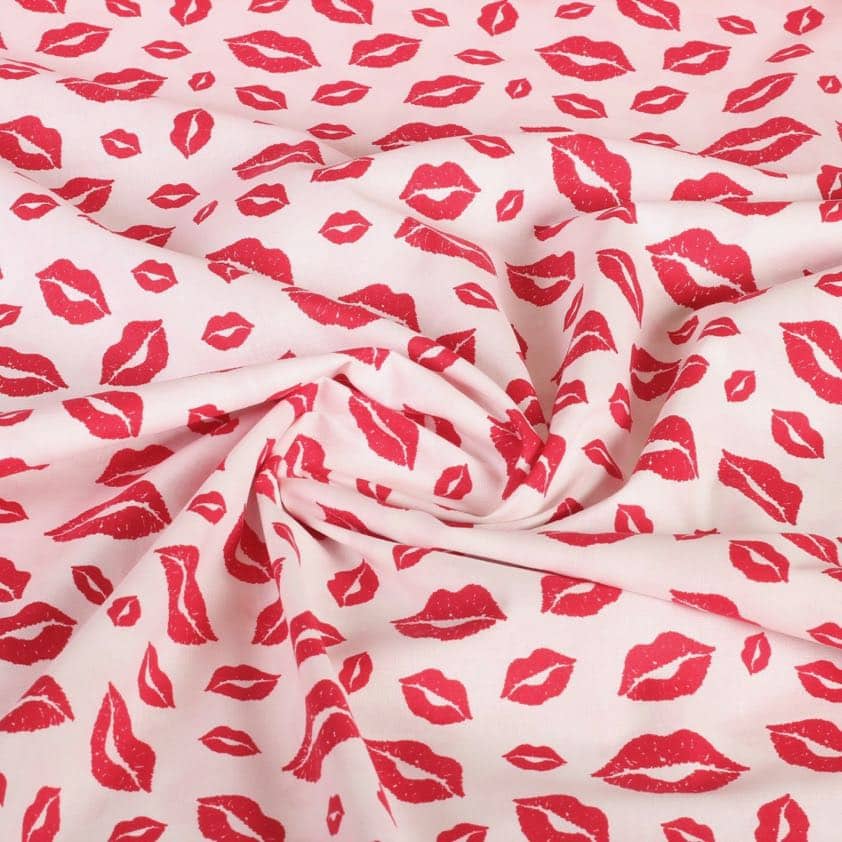 Cotton fabric lips