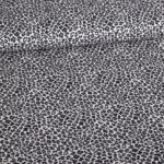 Katoen leopard grijs