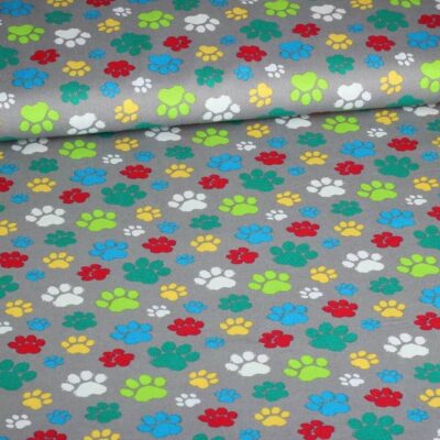 Cotton dog paws grey