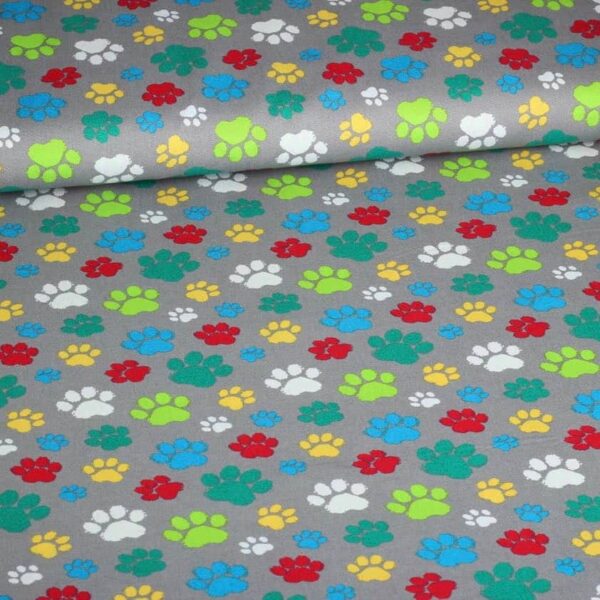 Cotton dog paws grey