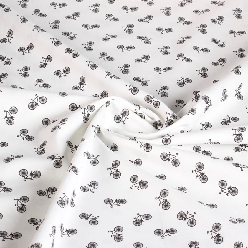 Poplin fabric bicycle
