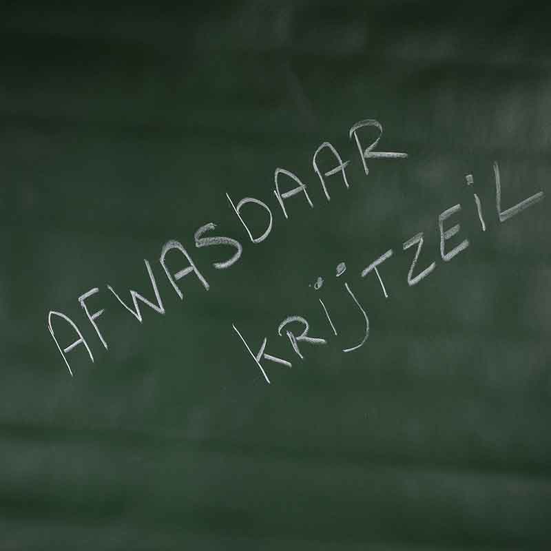 Chalkboard tablecloth green