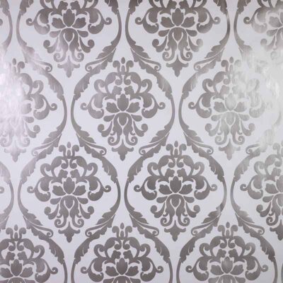 Tafelzeil deluxe barok silver