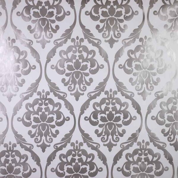 Tafelzeil deluxe barok silver