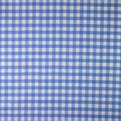 Tablecloth check blue 1.5 cm