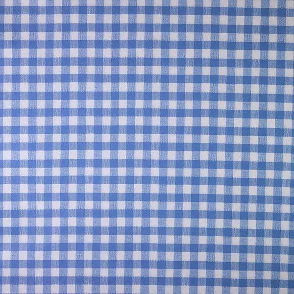 Tablecloth check blue 1.5 cm