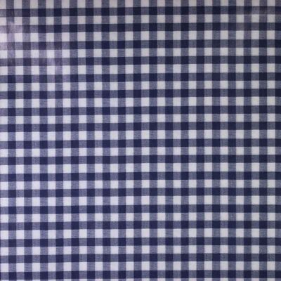Checkered tablecloth navy 1.5 cm