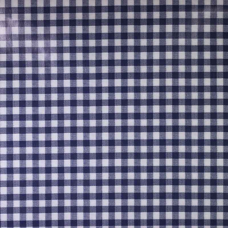 Checkered tablecloth navy 1.5 cm