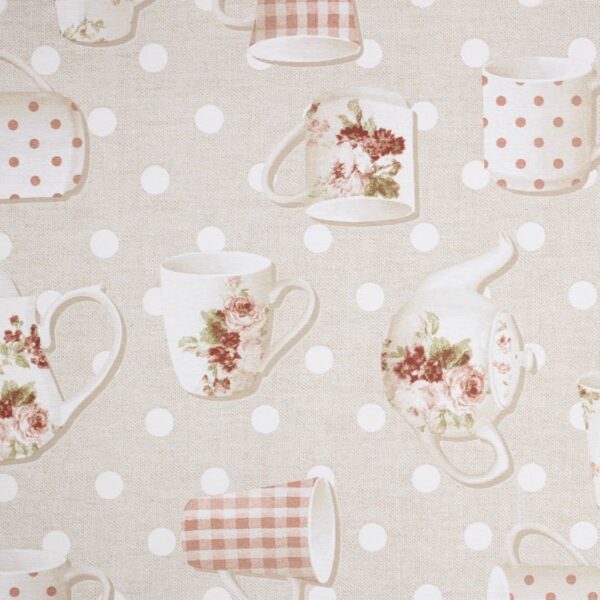 Tablecloth Linen look tea service