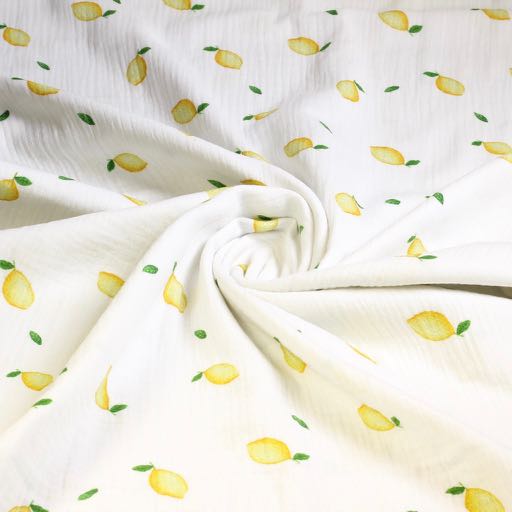 Hydrophilic Baby Cotton Printed Lemons