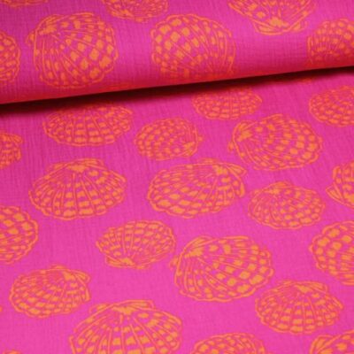 Hydrophilic Baby Cotton Printed Shells Orange / Purple