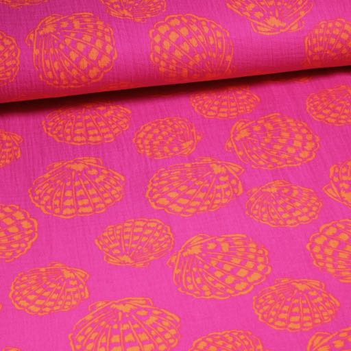Hydrophilic Baby Cotton Printed Shells Orange / Purple