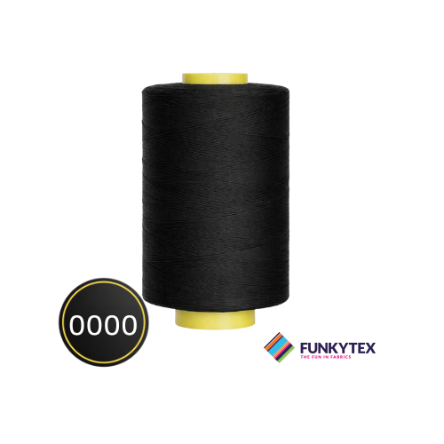 Atelier Sewing Thread 1000 metres Funkytex Black