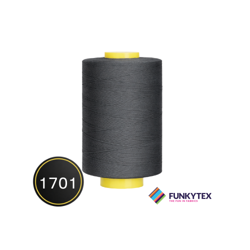Atelier Sewing Thread 1000 Metres Funkytex Dark Grey