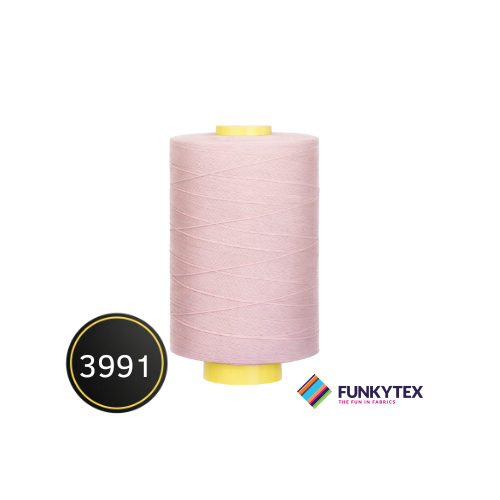 Atelier Sewing Thread 1000 metres Funkytex Nude Pink
