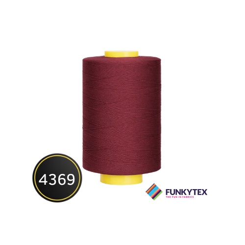 Atelier Sewing Thread 1000 metres Funkytex Bordeaux