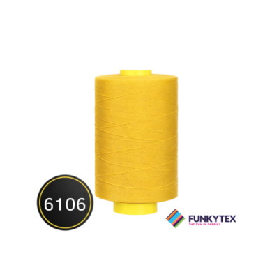 Atelier Sewing Thread 1000 metres Funkytex Yellow