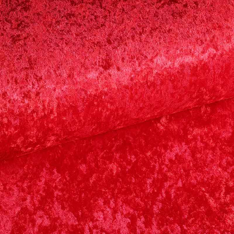 Velours de panne red