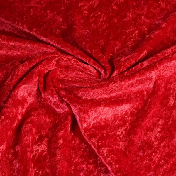 Velours de panne red