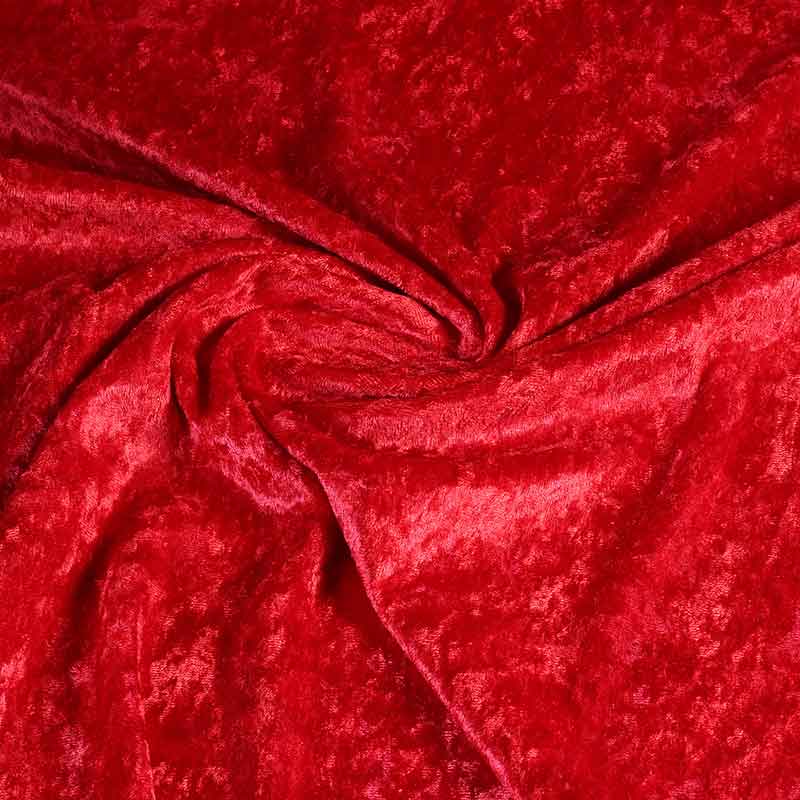 Velours de panne red