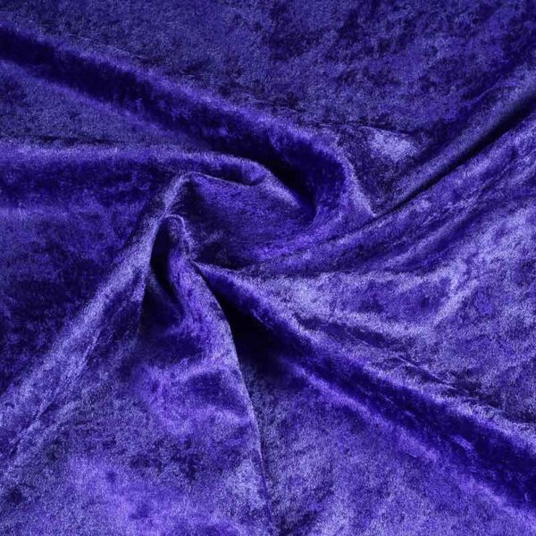 Velours de panne purple
