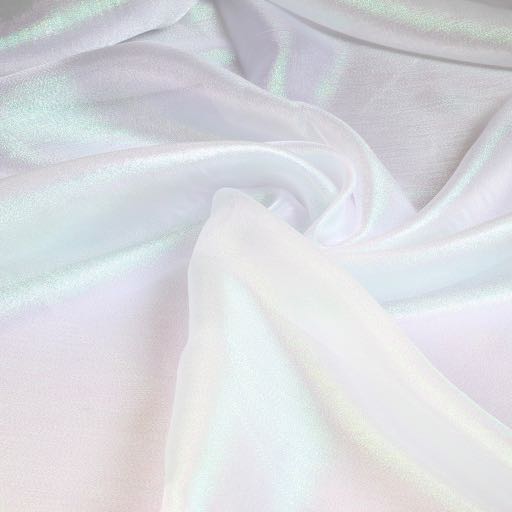 Fancy Organza Crepe White