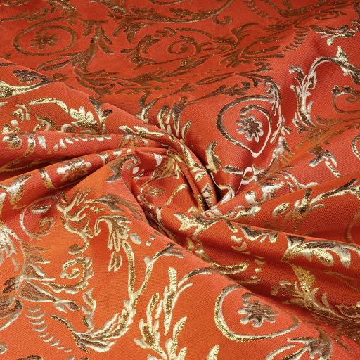 Baroque Jacquard orange/gold