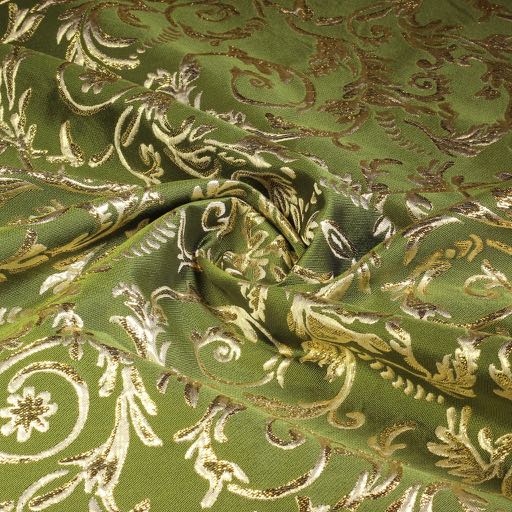 Baroque Jacquard green/gold