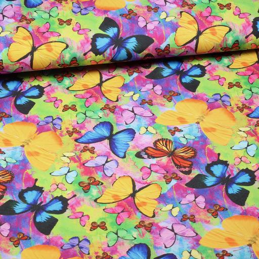 Terlenka Multicolour Butterfly Digital Print