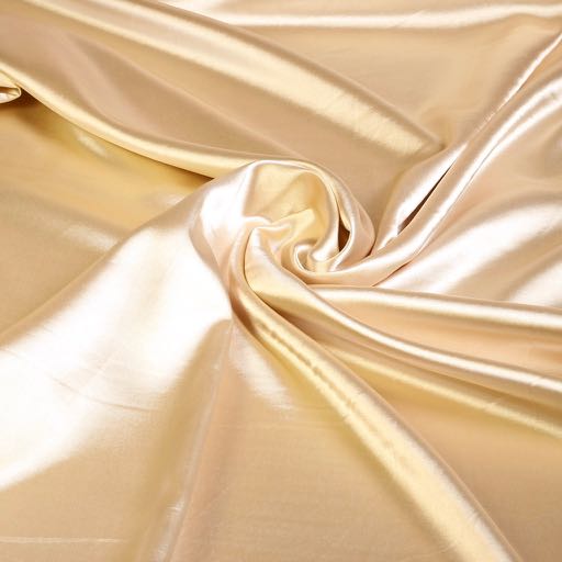 Silky Satin Stretch Champagne
