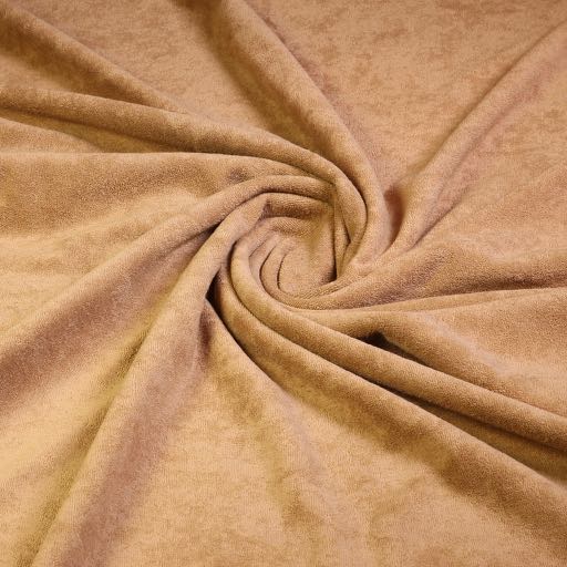 Stretch Towelling Camel