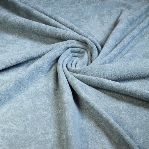 Stretch Towelling Vintage Blue