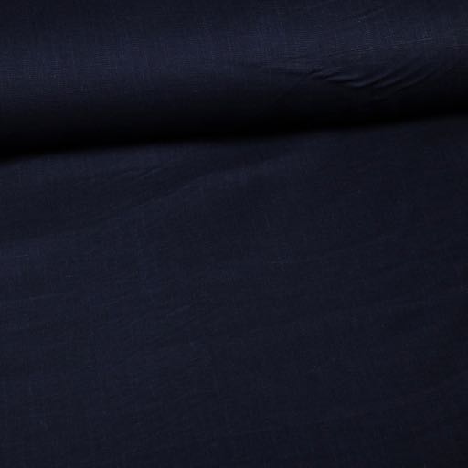 Linen Viscose Dark Blue