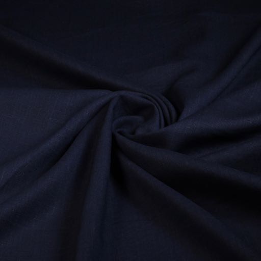 Linen Viscose Dark Blue