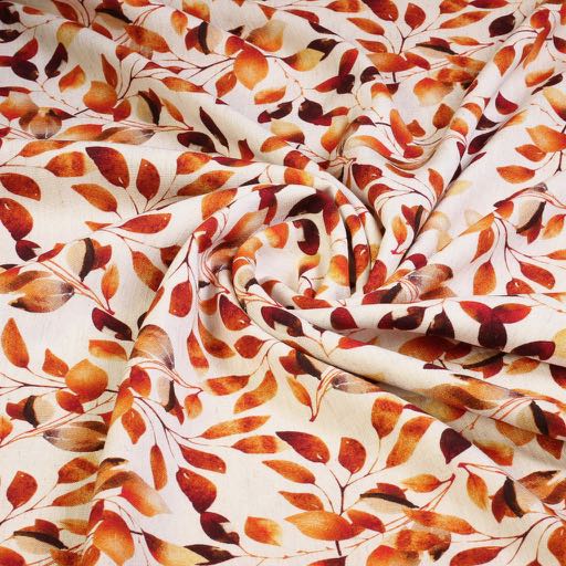 Printed Linen Viscose Floral 2