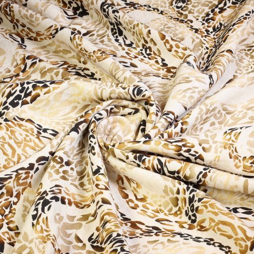Printed Linen Viscose Floral 5