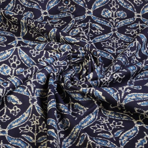 Cotton Voile Batik Branches