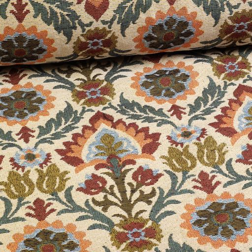 Gobelin Fabric Vintage Flowers