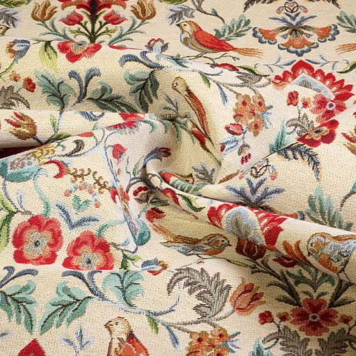 Gobelin Fabric Bird/ Flowers