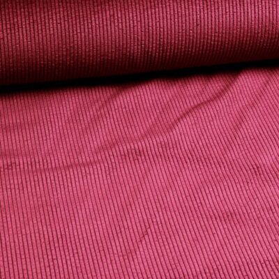 Corduroy fabric bordeaux/bordo
