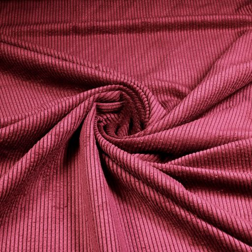 Corduroy fabric bordeaux/bordo