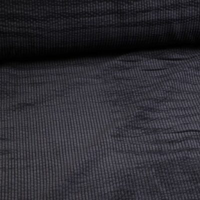 Corduroy fabric black