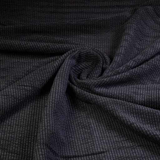 Corduroy fabric black