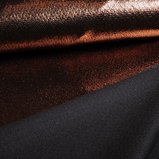 Metallic Foil Party Fabric Bronze