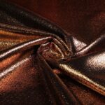 Metallic Foil Party Fabric Bronze