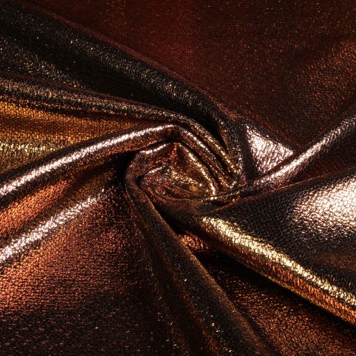 Metallic Foil Party Fabric Bronze